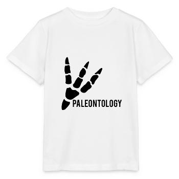 Paläontologie Dinosaurier - Stanley/Stella Kinder T-Shirt MINI CREATOR  - Weiß - Vorne - Maike (125cm)