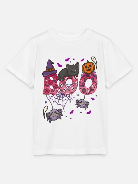 Halloween Boo Costume - Stanley/Stella Kinder T-Shirt MINI CREATOR  - Weiß