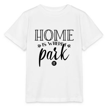 Camping motorhome - Stanley/Stella MINI CREATOR Kids’ T-Shirt - white - Front - Maike (125cm)