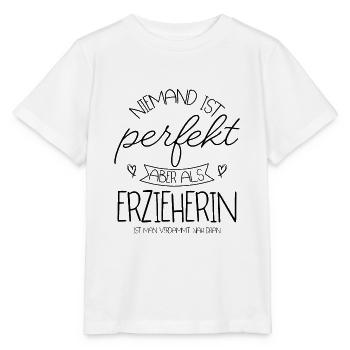 Erzieherin - Stanley/Stella Kinder T-Shirt MINI CREATOR  - Weiß - Vorne - Maike (125cm)