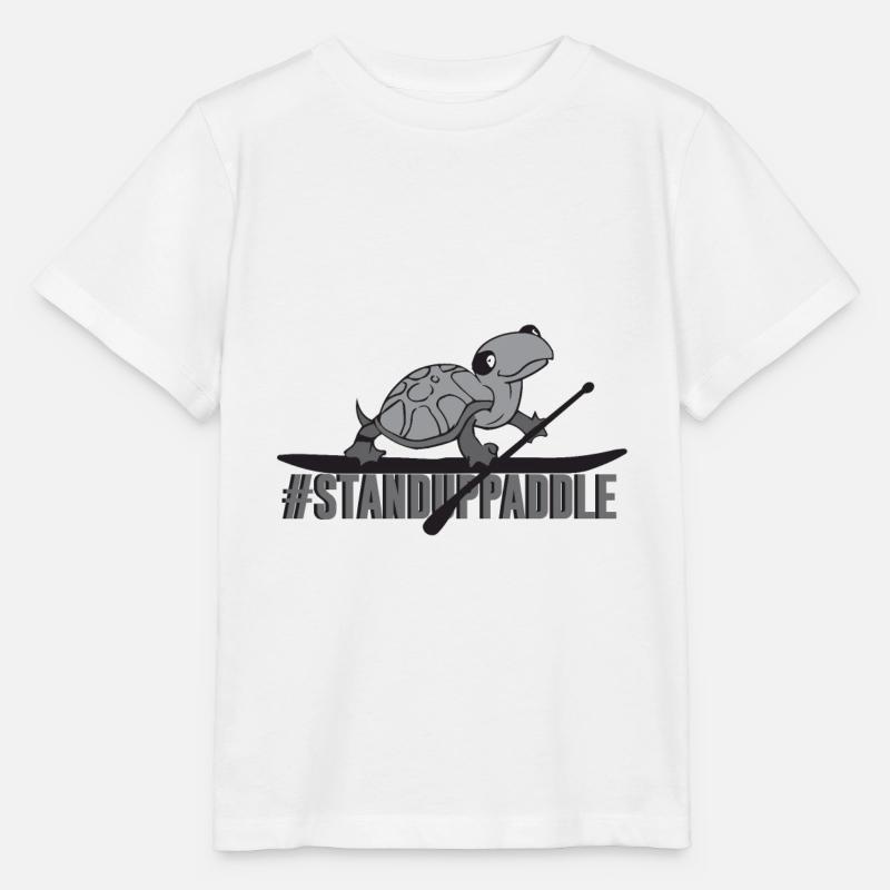 Stand Up Paddle - T-shirt bio MINI CREATOR Stanley/Stella Enfant - blanc