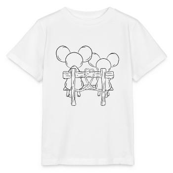 Maus Paar Liebe - Stanley/Stella Kinder T-Shirt MINI CREATOR  - Weiß - Vorne - Maike (125cm)