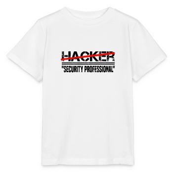 IT Cyber Security Expert Nerd Hacking - Stanley/Stella MINI CREATOR Kids’ T-Shirt - white - Front - Maike (125cm)