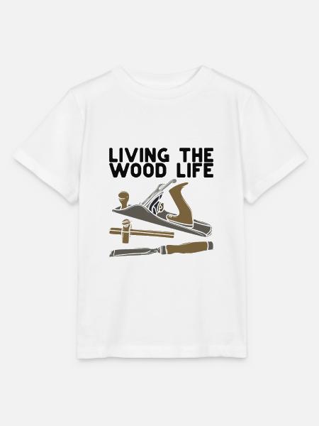 Holzarbeiter Holzverarbeitung - Stanley/Stella Kinder T-Shirt MINI CREATOR - Weiß