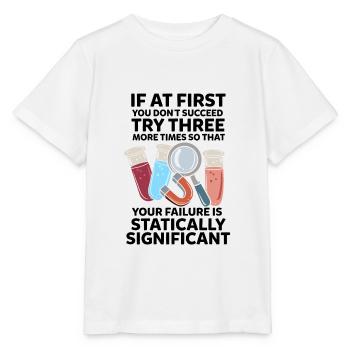 Scientifique scientifique - T-shirt bio MINI CREATOR Stanley/Stella Enfant - blanc - Devant - Maike (125cm)