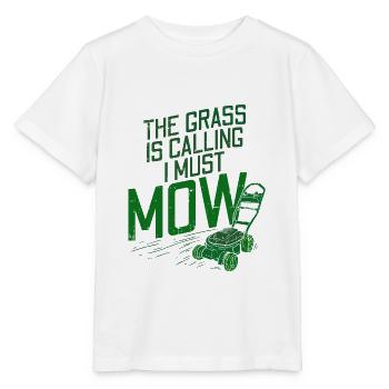 Lawn Mowing Lawn Care - Stanley/Stella MINI CREATOR Kids’ T-Shirt - white - Front - Maike (125cm)