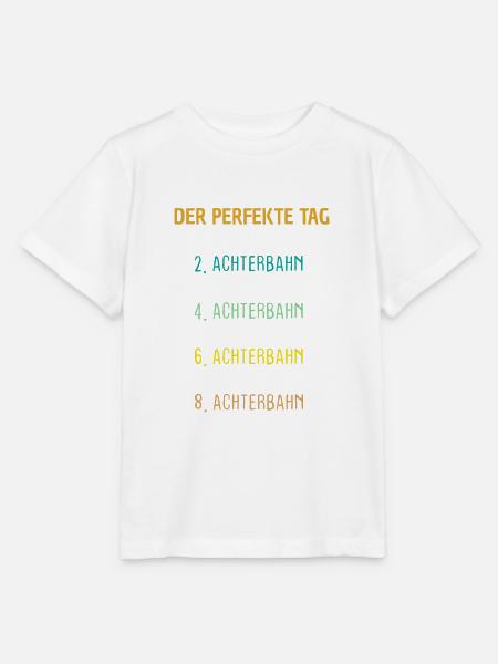 Achterbahn Freizeitpark Geschenk - Stanley/Stella Kinder T-Shirt MINI CREATOR - Weiß