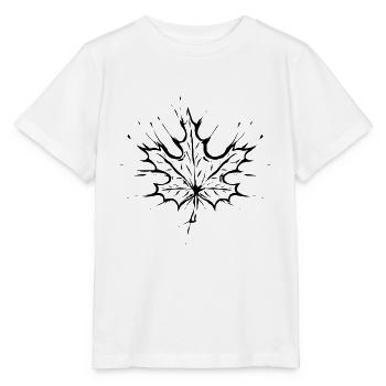 Maple Leaf - Stanley/Stella MINI CREATOR Kids’ T-Shirt - white - Front - Maike (125cm)