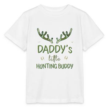 Hunter Son - Daddy's Little Hunting Buddy Troddler - Stanley/Stella MINI CREATOR Kids’ T-Shirt - white - Front - Maike (125cm)