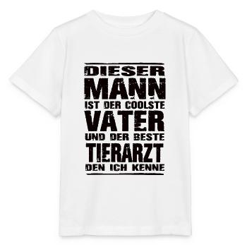 Tierarzt - Stanley/Stella Kinder T-Shirt MINI CREATOR  - Weiß - Vorne - Maike (125cm)