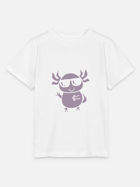 axolotl design - Stanley/Stella Kinder T-Shirt MINI CREATOR  - Weiß
