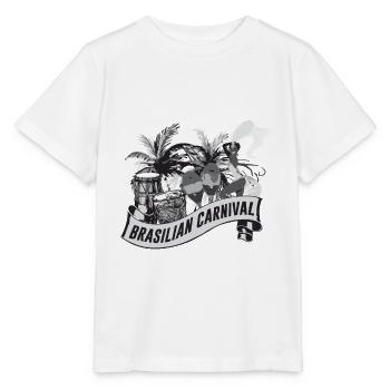 Brasilien - Stanley/Stella Kinder T-Shirt MINI CREATOR  - Weiß - Vorne - Maike (125cm)