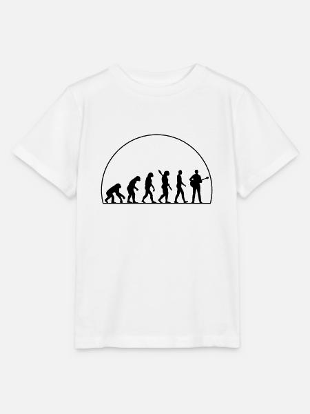 Evolution der Gitarre - Stanley/Stella Kinder T-Shirt MINI CREATOR - Weiß