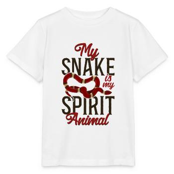 Serpent Serpent Mon Serpent Est Mon Serpent - T-shirt bio MINI CREATOR Stanley/Stella Enfant - blanc - Devant - Maike (125cm)