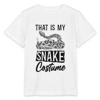 Serpent serpent qui est mon serpent - T-shirt bio MINI CREATOR Stanley/Stella Enfant - blanc - Devant - Maike (125cm)