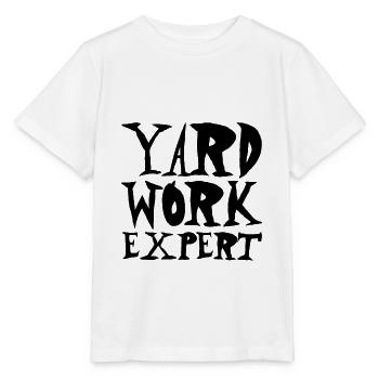 Yard Work Expert - Stanley/Stella MINI CREATOR Kids’ T-Shirt - white - Front - Maike (125cm)