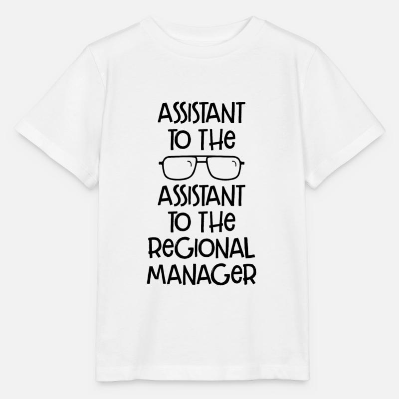 Assistant To The Regional Manager Fathers Day - Stanley/Stella Kinder T-Shirt MINI CREATOR  - Weiß