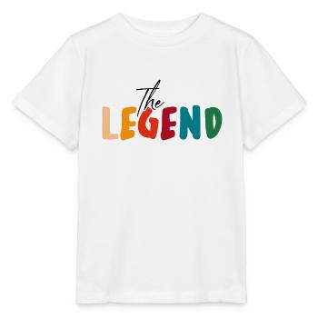 La légende L’héritage papa et moi - T-shirt bio MINI CREATOR Stanley/Stella Enfant - blanc - Devant - Maike (125cm)
