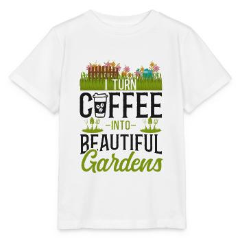 Paysagiste Aménagement Paysager - T-shirt bio MINI CREATOR Stanley/Stella Enfant - blanc - Devant - Maike (125cm)