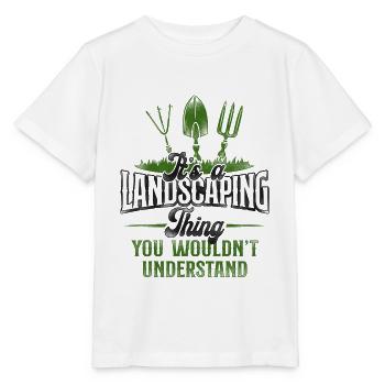 Landscaper Landscaping Landscape - Stanley/Stella MINI CREATOR Kids’ T-Shirt - white - Front - Maike (125cm)