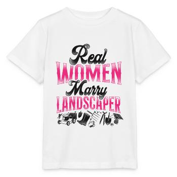Landscaper Landscaping Landscape - Stanley/Stella MINI CREATOR Kids’ T-Shirt - white - Front - Maike (125cm)