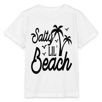 Salty lil Beach - Stanley/Stella Kinder T-Shirt MINI CREATOR  - Weiß - Vorne - Maike (125cm)