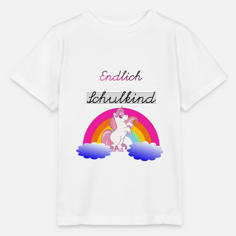 Endlich Schulkind - Stanley/Stella Kinder T-Shirt MINI CREATOR  - Weiß