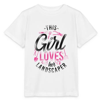 Landscaper Landscaping Landscape - Stanley/Stella MINI CREATOR Kids’ T-Shirt - white - Front - Maike (125cm)
