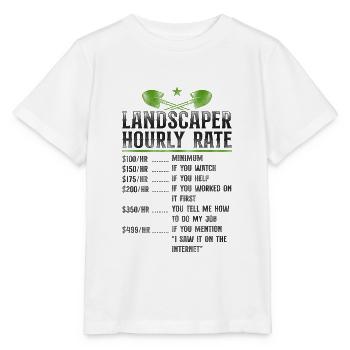 Landscaper Landscaping Landscape - Stanley/Stella MINI CREATOR Kids’ T-Shirt - white - Front - Maike (125cm)