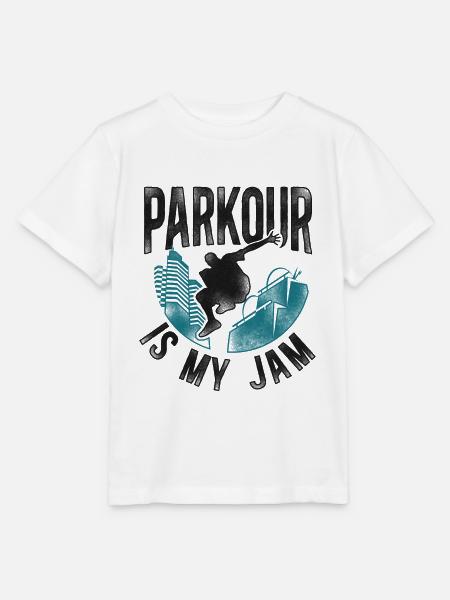 Parkour Free Running Traceur - Stanley/Stella Kinder T-Shirt MINI CREATOR - Weiß