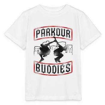 Parkour Free Running Traceur - Stanley/Stella MINI CREATOR Kids’ T-Shirt - white - Front - Maike (125cm)