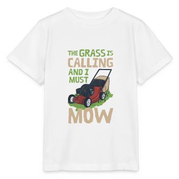 Lawn Mower Lawn Care - Stanley/Stella MINI CREATOR Kids’ T-Shirt - white - Front - Maike (125cm)