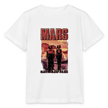 Mars National Park - Kosmologie Science Fiction - Stanley/Stella Kinder T-Shirt MINI CREATOR  - Weiß - Vorne - Maike (125cm)