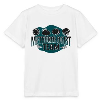 Meteorologist Weather Forecast - Stanley/Stella MINI CREATOR Kids’ T-Shirt - white - Front - Maike (125cm)