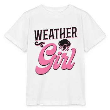 Meteorologist Weather Forecast - Stanley/Stella MINI CREATOR Kids’ T-Shirt - white - Front - Maike (125cm)