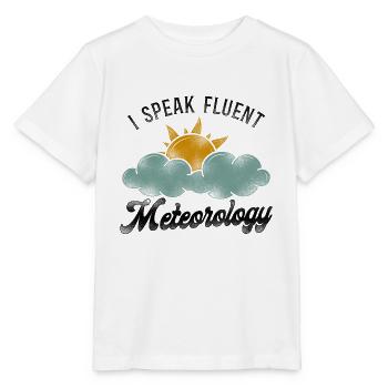 Meteorologist Weather Forecast - Stanley/Stella MINI CREATOR Kids’ T-Shirt - white - Front - Maike (125cm)
