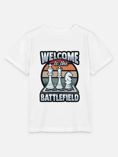 Schach Schachbrett Schachspieler - Stanley/Stella Kinder T-Shirt MINI CREATOR - Weiß