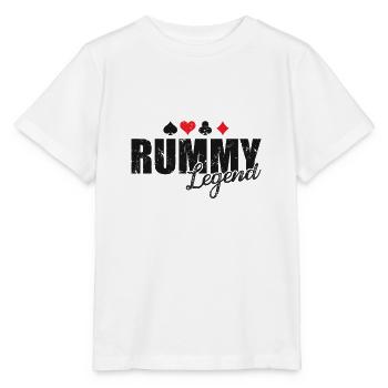 Rummy Legend Hobby Card Game Romme - Stanley/Stella MINI CREATOR Kids’ T-Shirt - white - Front - Maike (125cm)