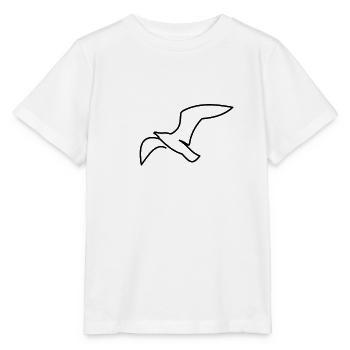 Mouette maritime - T-shirt bio MINI CREATOR Stanley/Stella Enfant - blanc - Devant - Maike (125cm)