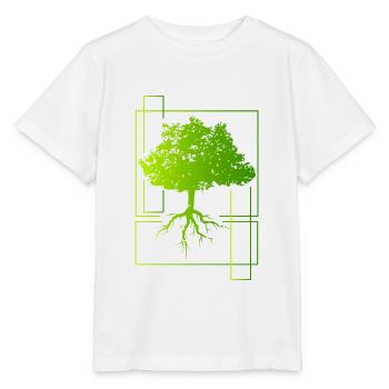 Arbre - T-shirt bio MINI CREATOR Stanley/Stella Enfant - blanc - Devant - Maike (125cm)