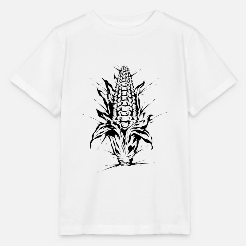 Corn corn on the cob - Stanley/Stella MINI CREATOR Kids’ T-Shirt - white