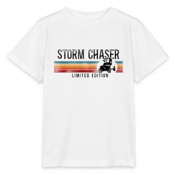 Storm Chaser Hurricane Meteorology - Stanley/Stella Kinder T-Shirt MINI CREATOR  - Weiß - Vorne - Maike (125cm)