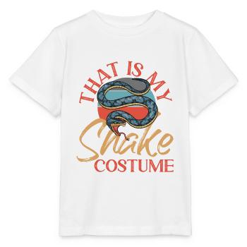 Serpent serpent qui est mon serpent - T-shirt bio MINI CREATOR Stanley/Stella Enfant - blanc - Devant - Maike (125cm)