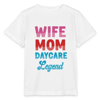 Childcare Daycare Provider Teacher - Stanley/Stella MINI CREATOR Kids’ T-Shirt - white - Front - Maike (125cm)