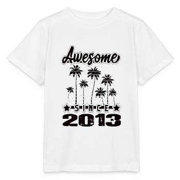 Awesome Since 2013 - Stanley/Stella Kinder T-Shirt MINI CREATOR  - Weiß - Vorne - Maike (125cm)