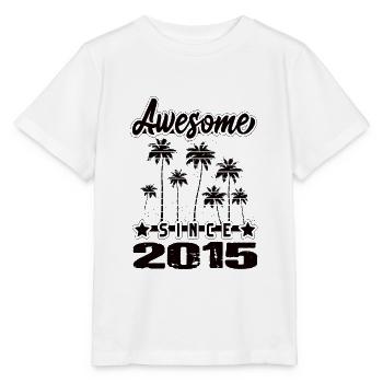 Awesome Since 2015 - Stanley/Stella Kinder T-Shirt MINI CREATOR  - Weiß - Vorne - Maike (125cm)