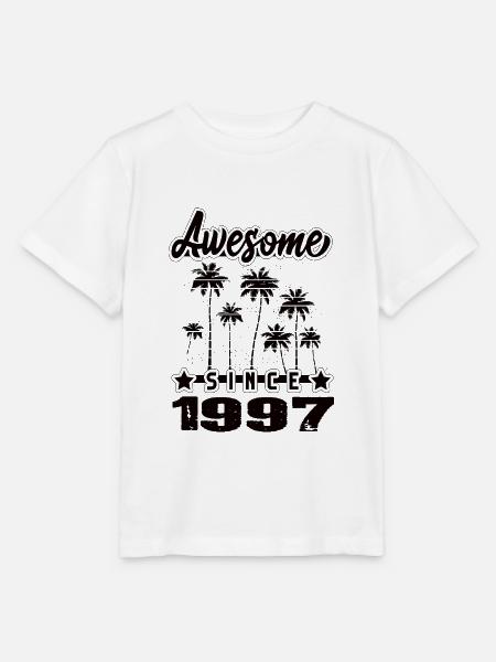 Awesome Since 1997 - Stanley/Stella Kinder T-Shirt MINI CREATOR  - Weiß