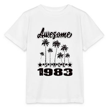 Awesome Since 1983 - Stanley/Stella Kinder T-Shirt MINI CREATOR  - Weiß - Vorne - Maike (125cm)