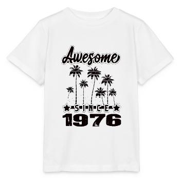 Awesome Since 1976 - Stanley/Stella Kinder T-Shirt MINI CREATOR  - Weiß - Vorne - Maike (125cm)