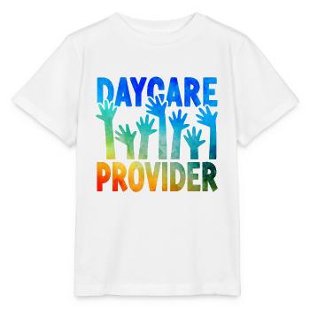 Childcare Daycare Provider Teacher - Stanley/Stella MINI CREATOR Kids’ T-Shirt - white - Front - Maike (125cm)